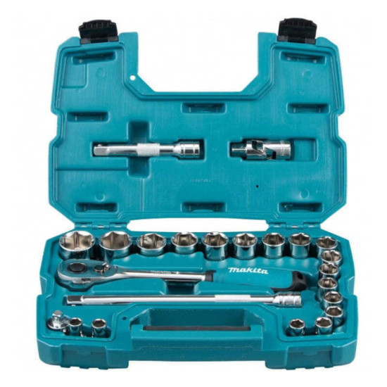 Coffret cle a cliquet 12 23 pcs Makita b 65589