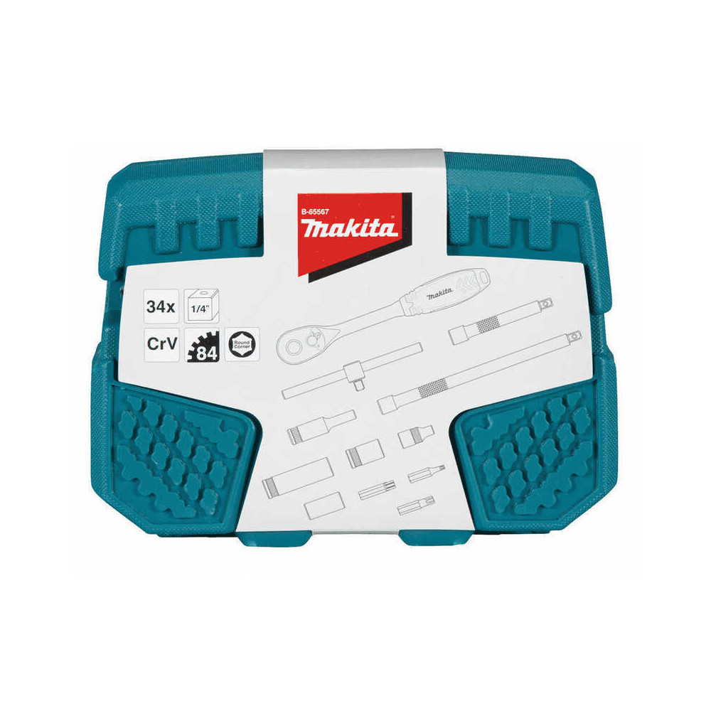 Coffret cle a cliquet 14 Makita b 65567