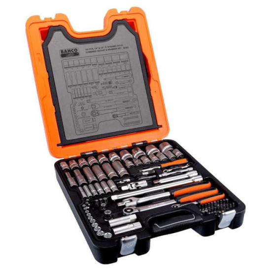Coffret 103 cles douilles Bahco S103