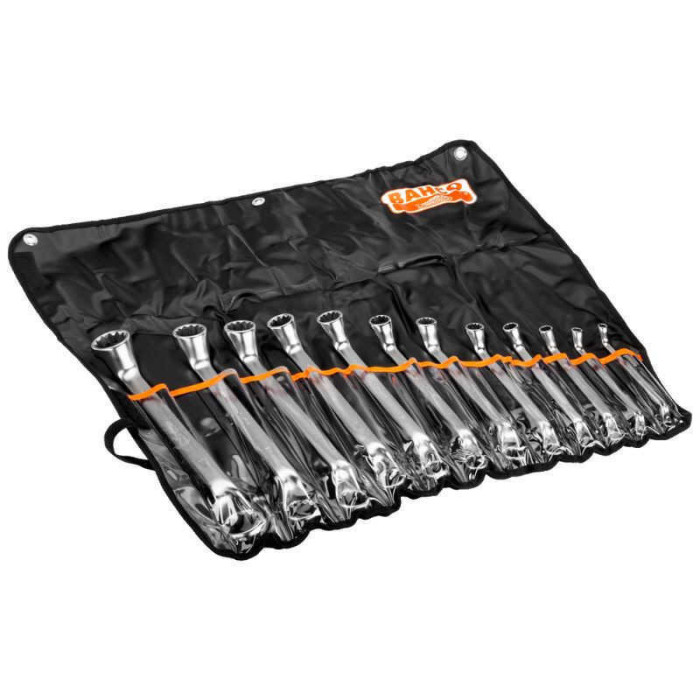 Cles polygonales doubles longues coudees trousse Bahco 2M12T