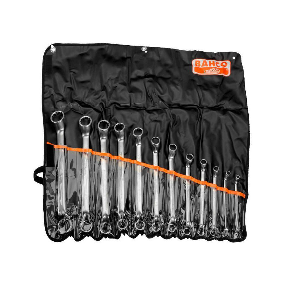 Cles polygonales doubles longues coudees trousse Bahco 2M12T