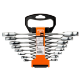 Jeu cles polygonales 8 pcs support plastique Bahco 1320RMSH8
