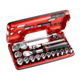 Coffret douilles dbox 21 pcs 6 pans metriques 12 Facom SLDBOX1PB