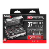 Coffret douilles 6 pans metriques embouts 37PCS 14 Facom R161 6M6PB