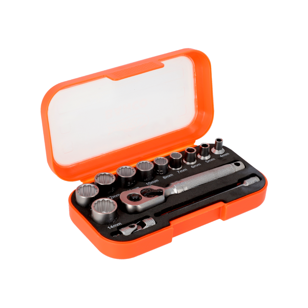 Jeu de douilles 12 pans 14 13 pcs Bahco S13MC105