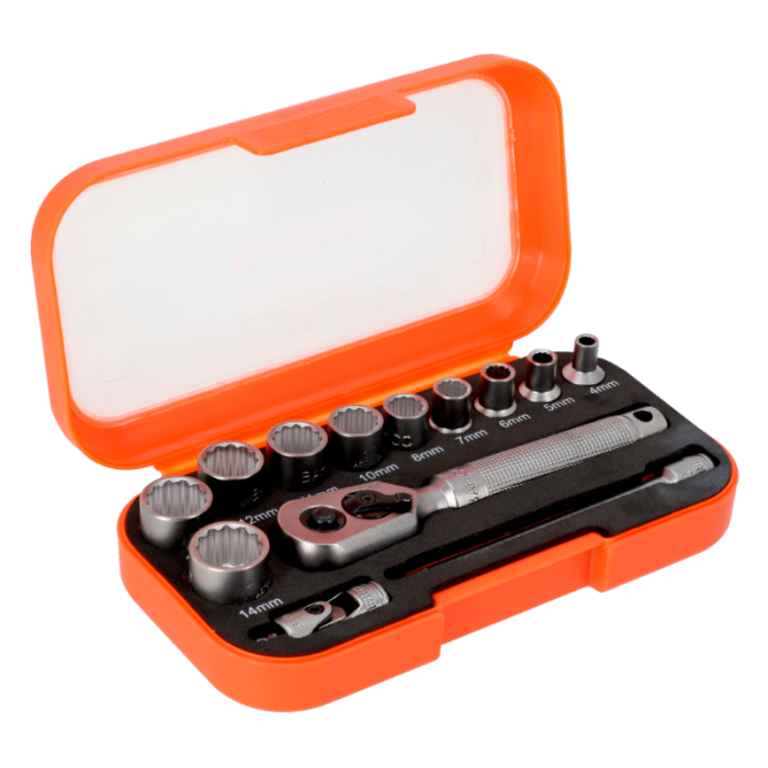 Jeu de douilles 12 pans 14 13 pcs Bahco S13MC105