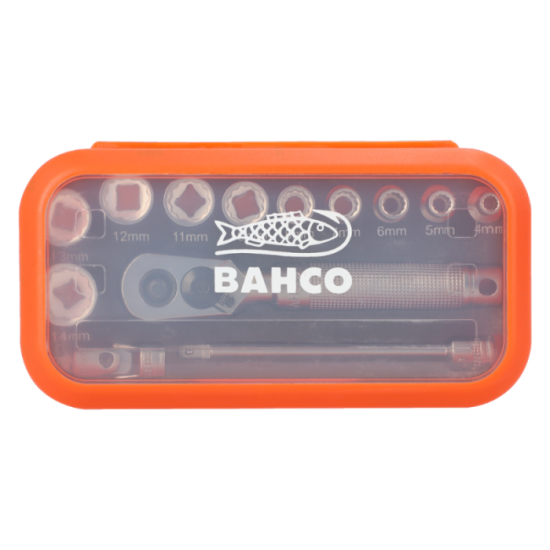 Jeu de douilles 12 pans 14 13 pcs Bahco S13MC105
