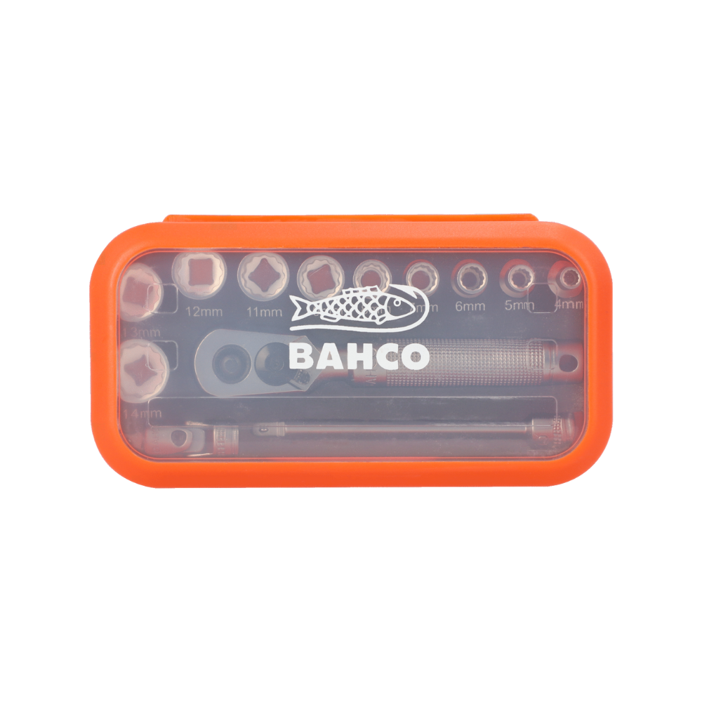 Jeu de douilles 12 pans 14 13 pcs Bahco S13MC105