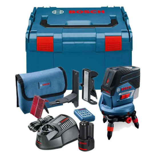 Laser points et lignes combine 12V 1X20 ah GCL2 50 c support RM3 Bosch 0601066G04