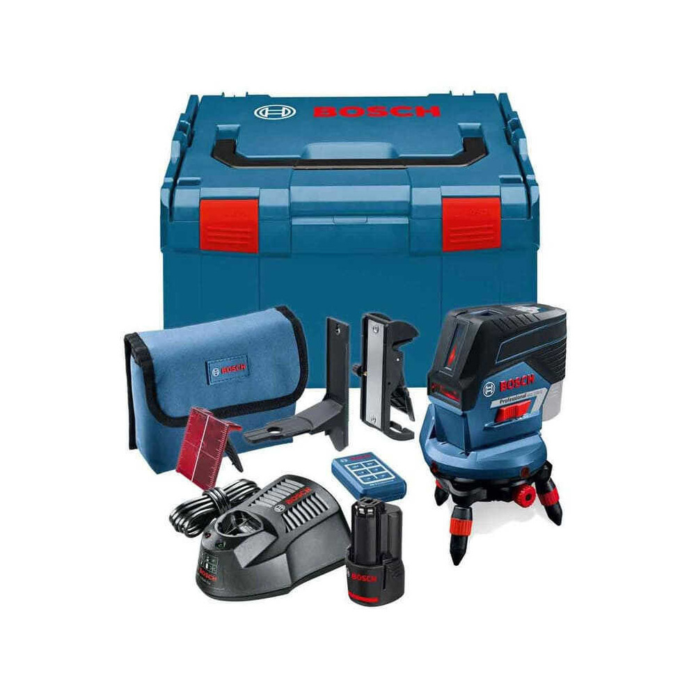 Laser points et lignes combine 12V 1X20 ah GCL2 50 c support RM3 Bosch 0601066G04