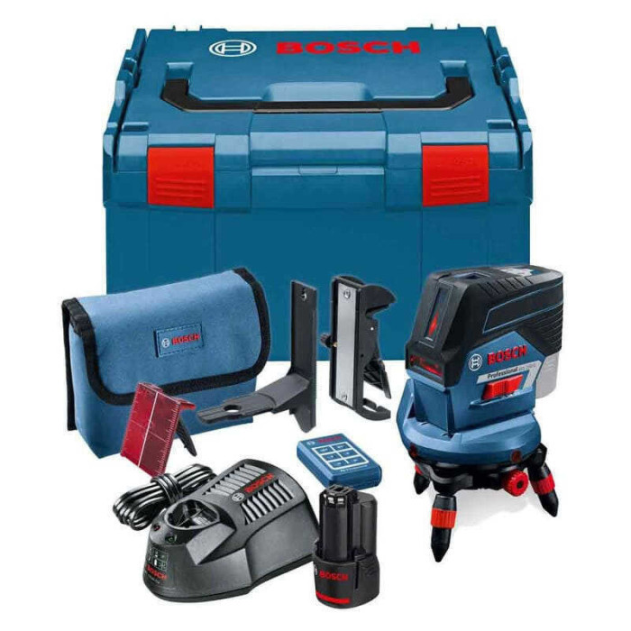 Laser points et lignes combine 12V 1X20 ah GCL2 50 c support RM3 Bosch 0601066G04