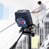 Laser points et lignes combine 12V 1X20 ah GCL2 50 c support RM3 Bosch 0601066G04