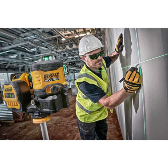 Niveau laser multi lignes vert Dewalt DCE089D1G18