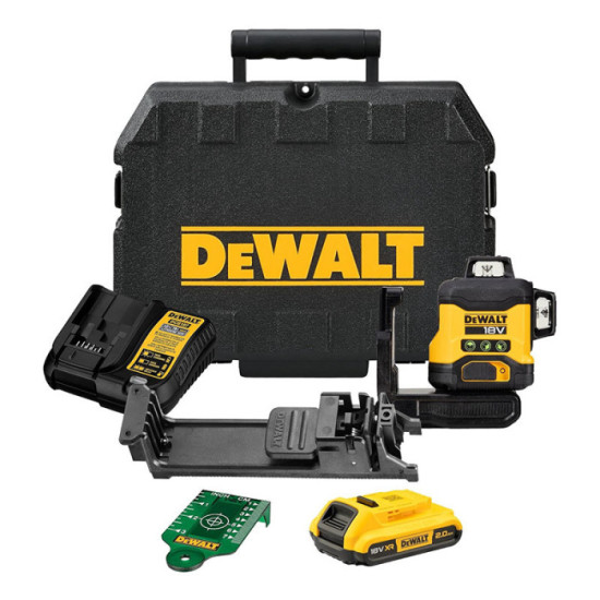 Laser multilignes xr 18V 1X2AH coffret Dewalt DCLE34031D1 qw