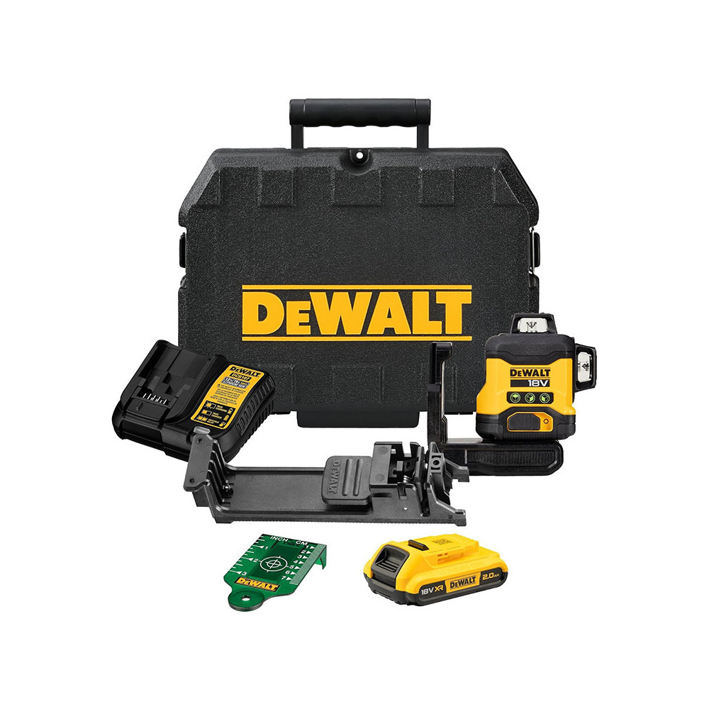 Laser multilignes xr 18V 1X2AH coffret Dewalt DCLE34031D1 qw