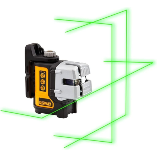 Niveau laser multilignes 3 faisceaux verts 4 piles aa Dewalt DW089CG xj