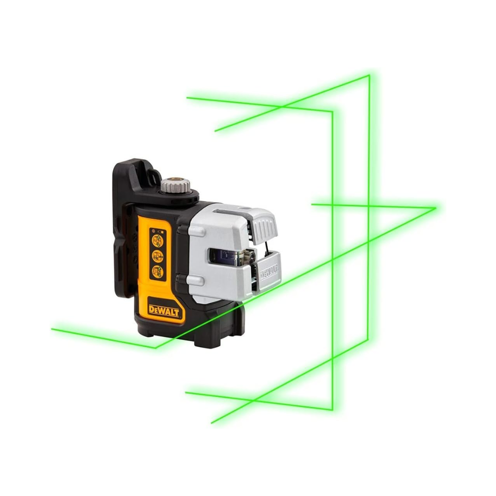 Niveau laser multilignes 3 faisceaux verts 4 piles aa Dewalt DW089CG xj