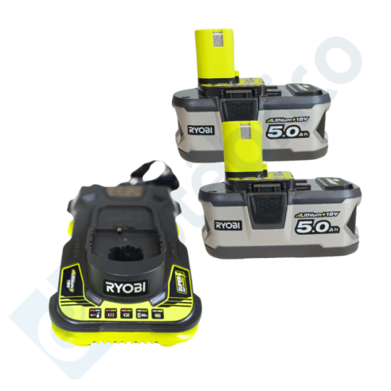 Ryobi Pack énergie ONE+ 18V 2x5,0Ah + chargeur | ProForPro