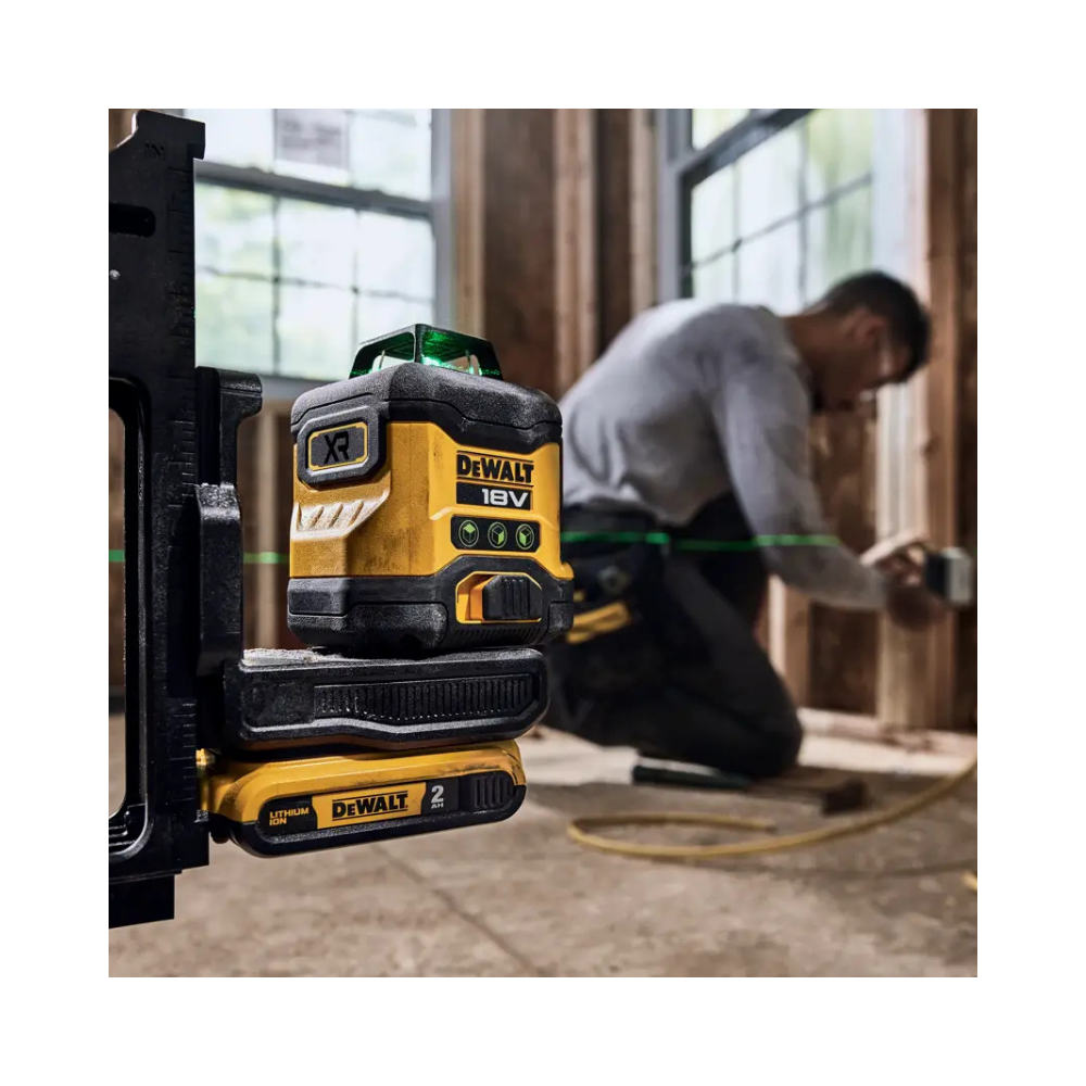 Niveau laser multiligne 3X360 xr 18V solo faisceau vert Dewalt DCLE34031N xj