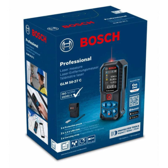 Telemetre laser 50 m glm 50 27 c Bosch 0601072T00