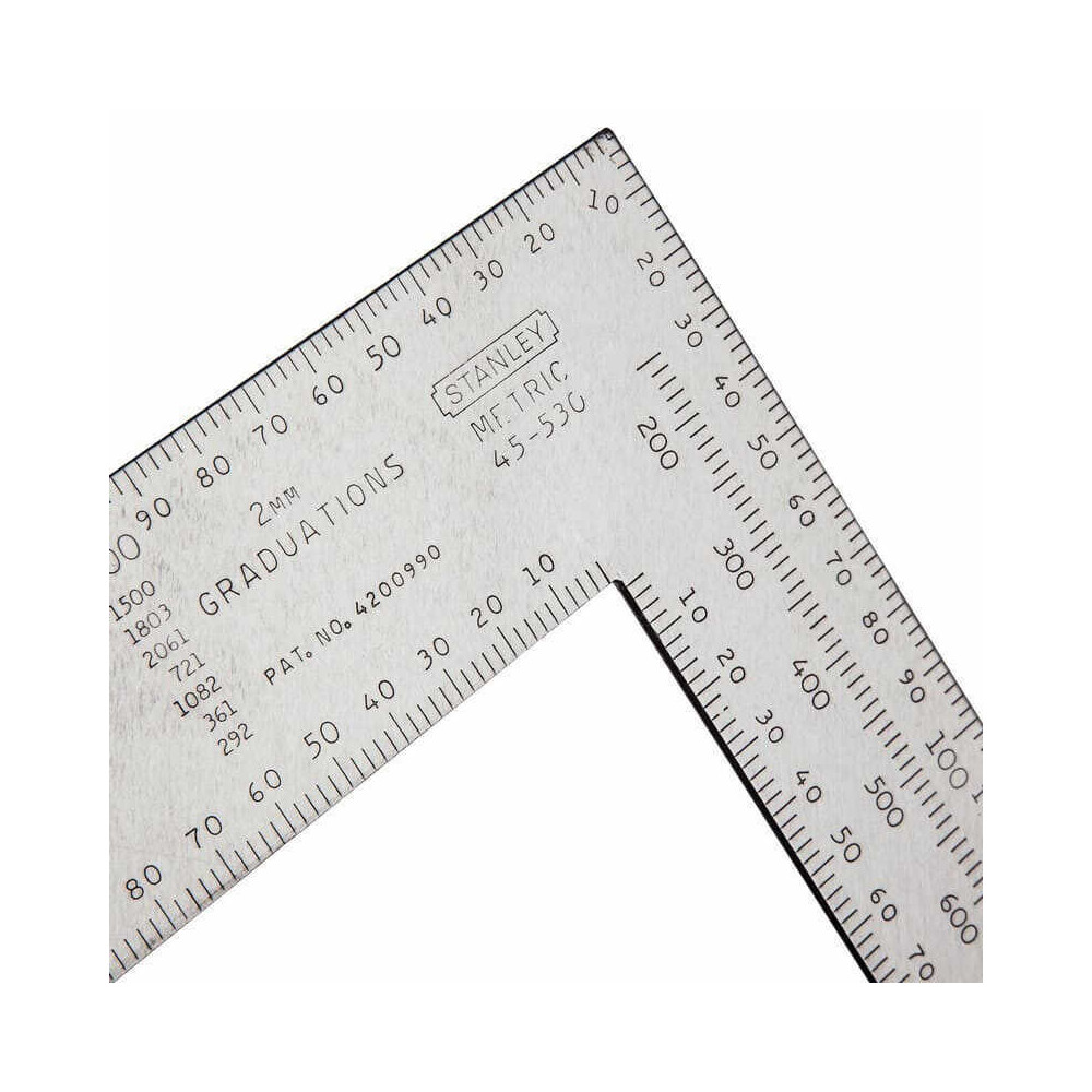 Équerre de charpentier 600 x 400 mm Stanley 1-45-530 au prix HT