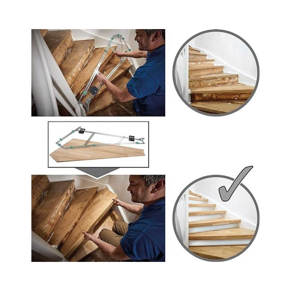 Gabarit pour marches d'escalier Wolfcraft 5210000 au prix HT