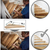 Gabarit pour marches d'escalier Wolfcraft 5210000 au prix HT