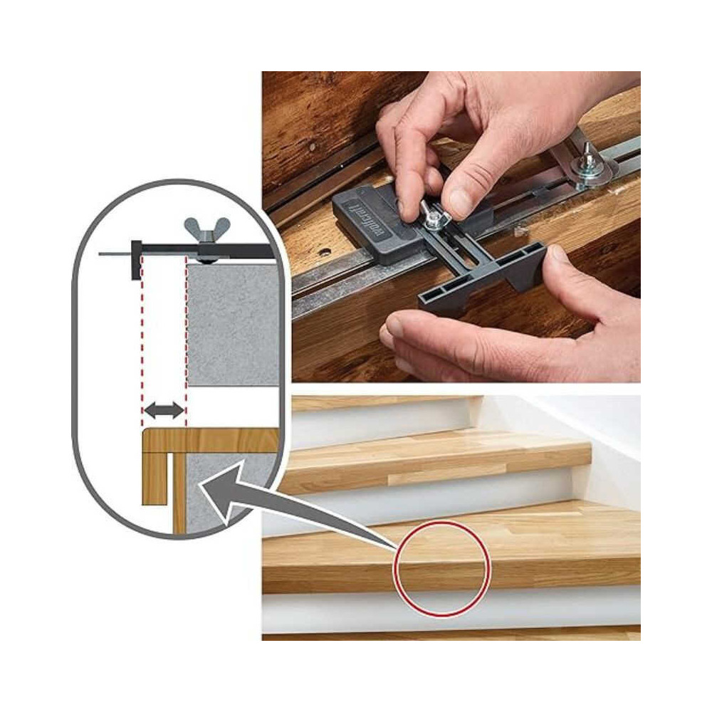 Gabarit pour marches d'escalier Wolfcraft 5210000 au prix HT