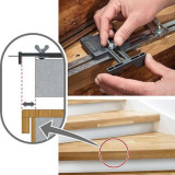 Gabarit pour marches d'escalier Wolfcraft 5210000 au prix HT