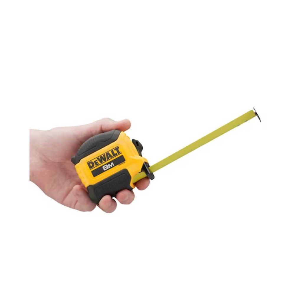 Mètre ruban compact de 8M DeWalt DWHT38128-0 au prix HT