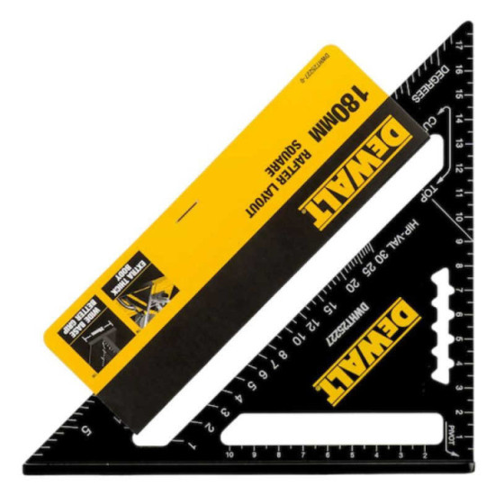Équerre de menuisier 180 mm DeWalt DWHT25227-0 au prix HT