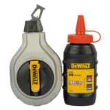 Cordeau à frapper 30M avec craie rouge DeWalt DWHT47408-0