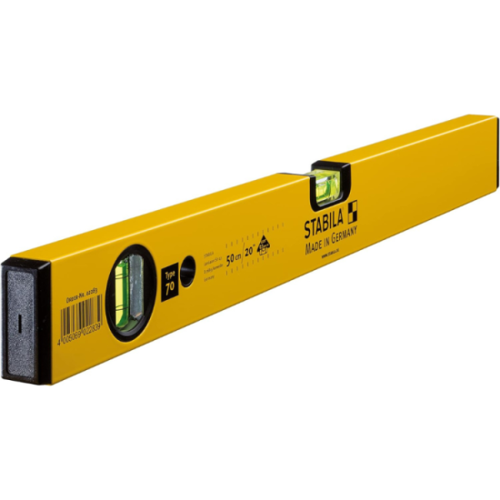 Niveau à bulle 50CM type 70 02283 Stabila STB-02283 au prix HT