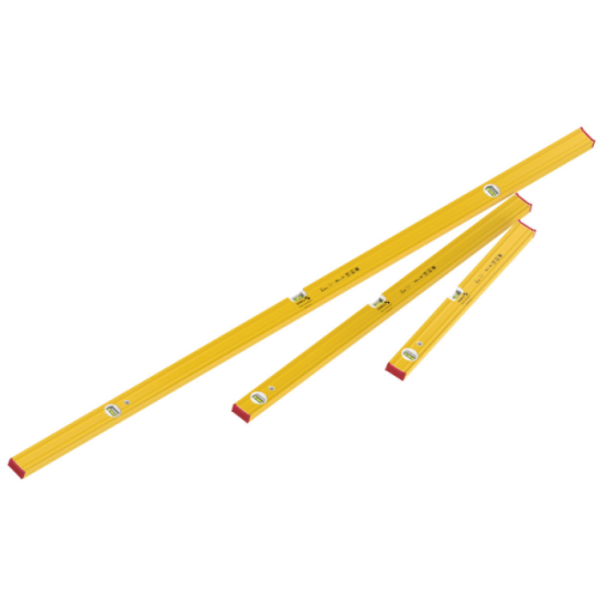 Lot de 3 niveaux à bulle pro set 80 as 19913 Stabila STB-19913