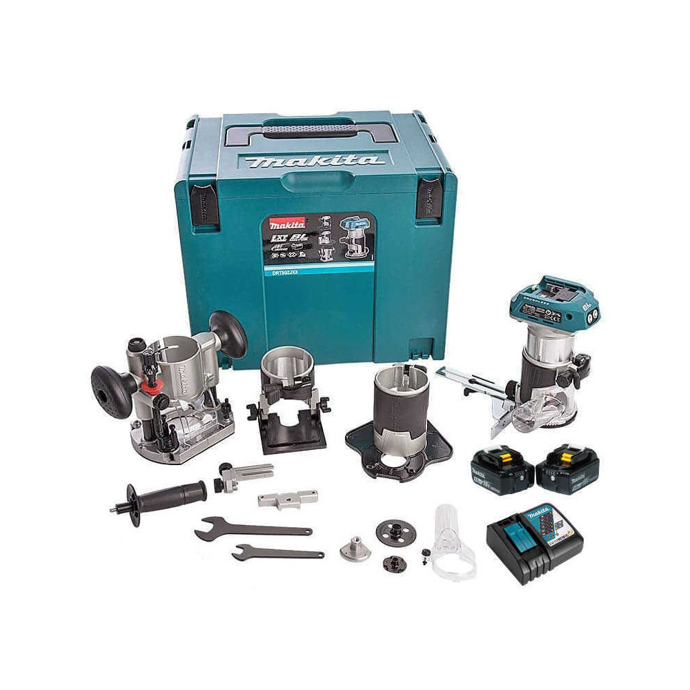 Affleureuse 18V Makita 2X3AH DRT50RFJX3