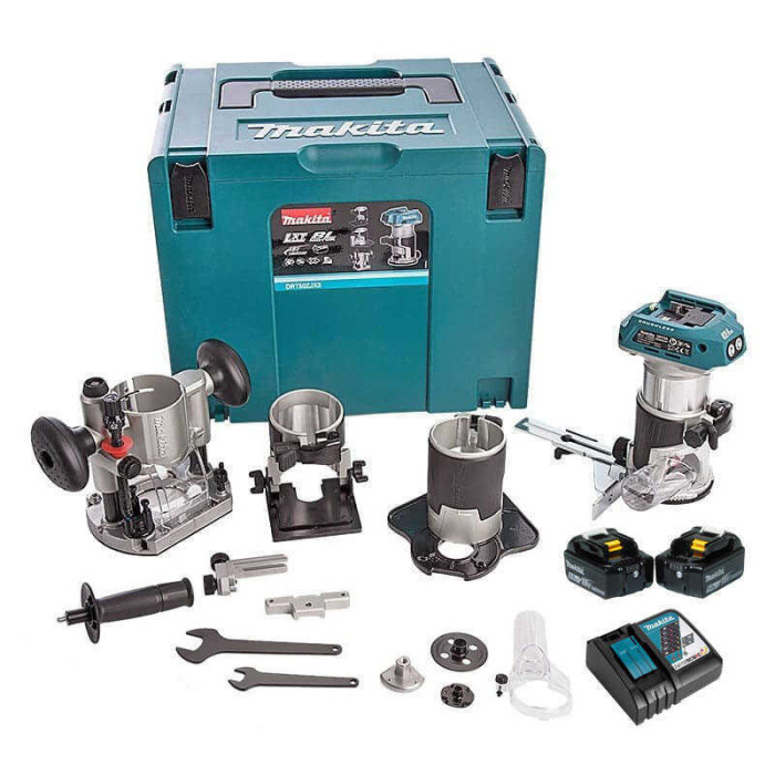 Affleureuse 18V Makita 2X3AH DRT50RFJX3