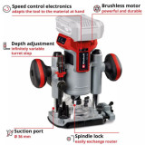 Defonceuse 18V 68MM tp ro 18 li bl solo Einhell 4350411