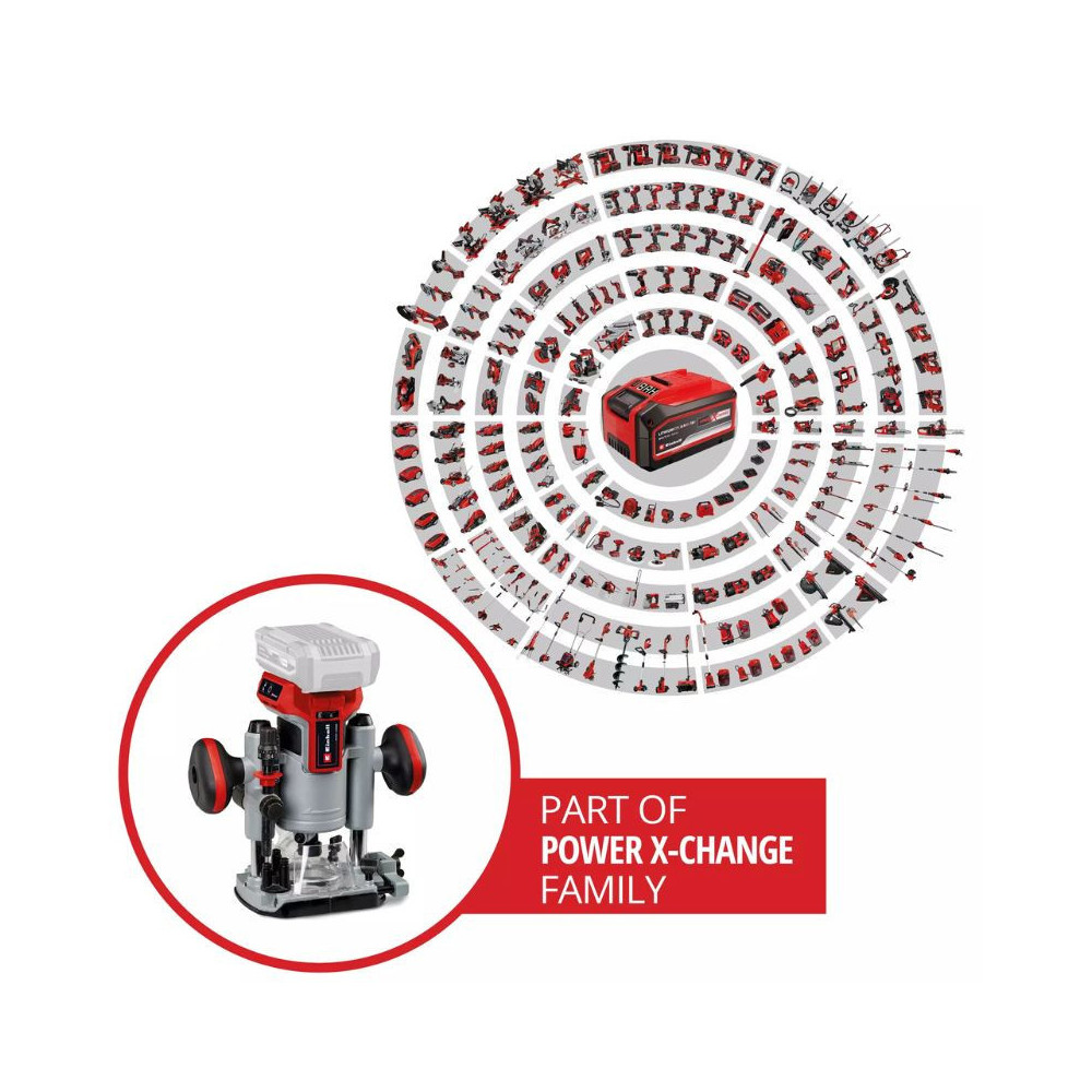 Defonceuse 18V 68MM tp ro 18 li bl solo Einhell 4350411