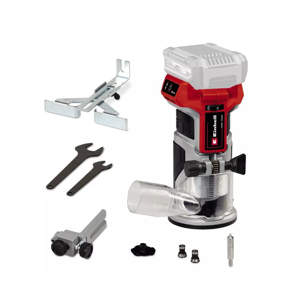 Affleureuse defonceuse 18V 68MM tp et 18 li bl solo Einhell 4350412
