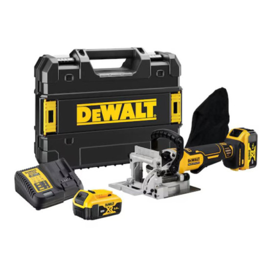 Fraiseuse a lamelles 18V xr 2X 50AH en coffret Dewalt DCW682P2 qw