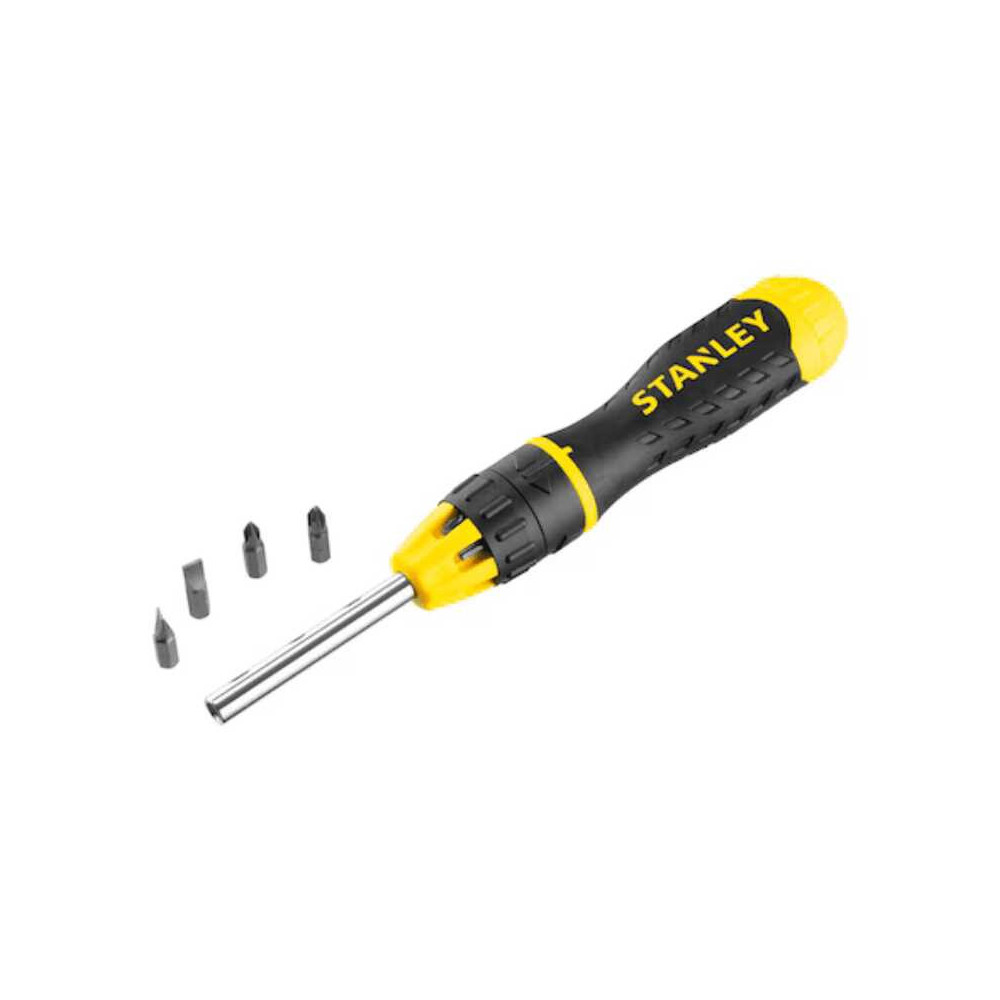 Tournevis à cliquet + 10 embouts Stanley 0-68-010 | ProForPro