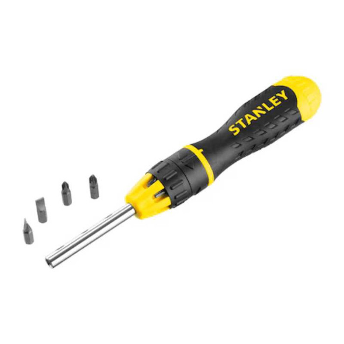 Tournevis à cliquet + 10 embouts Stanley 0-68-010 | ProForPro