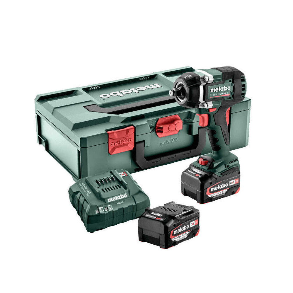 Boulonneuse a chocs sans fil ssw 18 ltx 800 bl metabox Metabo 602403650