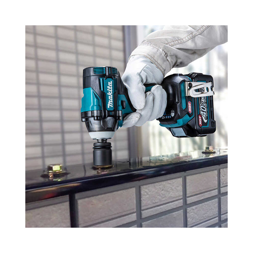 Boulonneuse chocs 40V xgt 12 350 nm 2X25 ah en makpac Makita TW004GD201