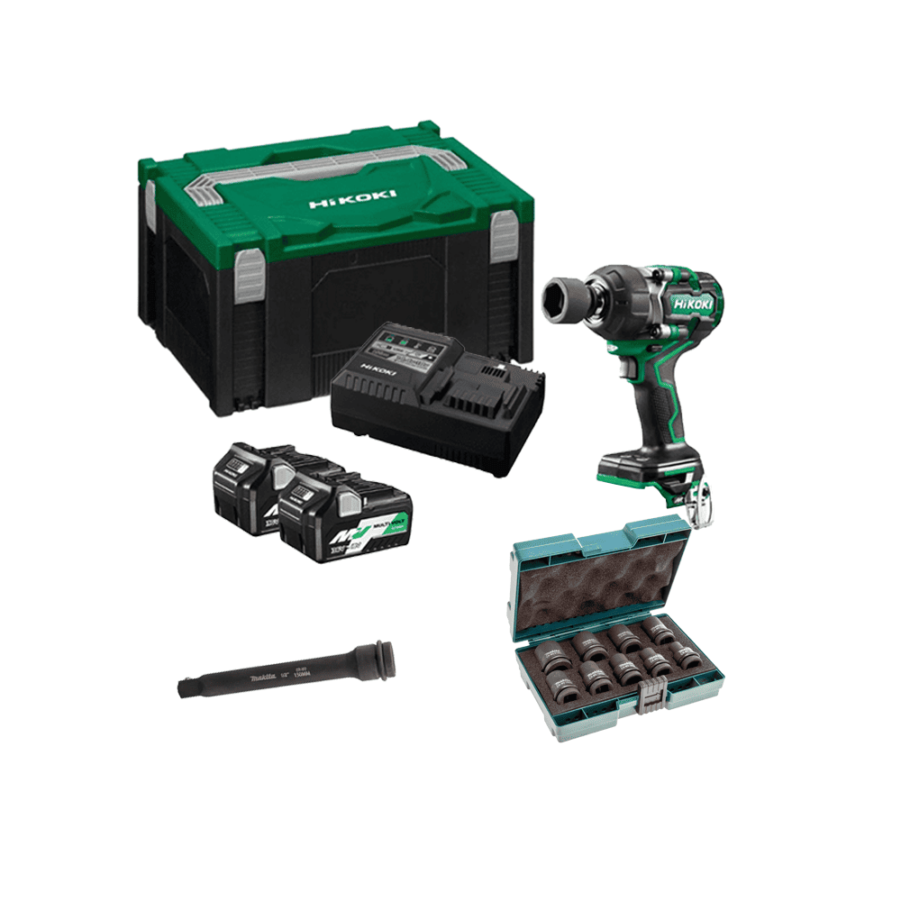 Pack complet boulonneuse 36V coffret douilles rallonge cote brico