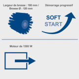 Ponceuse a satiner universelle MRS1300 scheppach 5903819901
