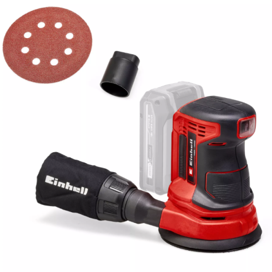 Ponceuse excentrique 18V O125MM te rs 18 li solo Einhell 4462010