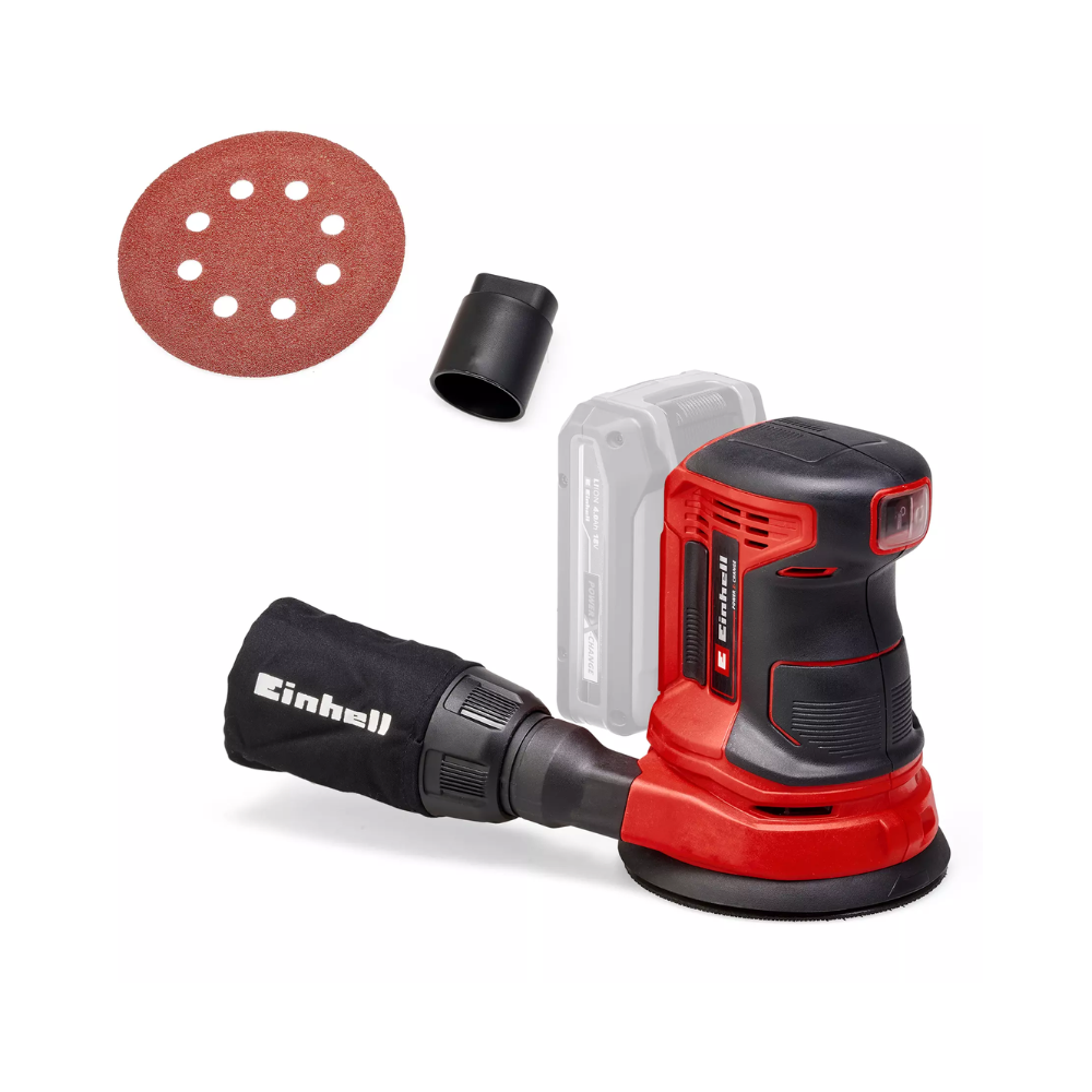 Ponceuse excentrique 18V O125MM te rs 18 li solo Einhell 4462010