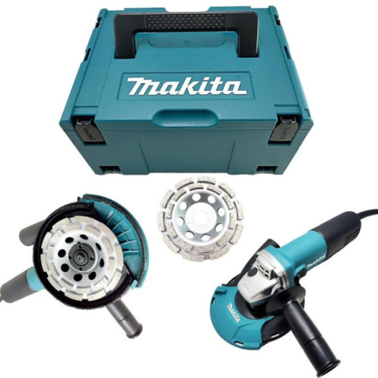 Ponceuse d angle 1100 w accessoires en coffret Makita makitapowerset