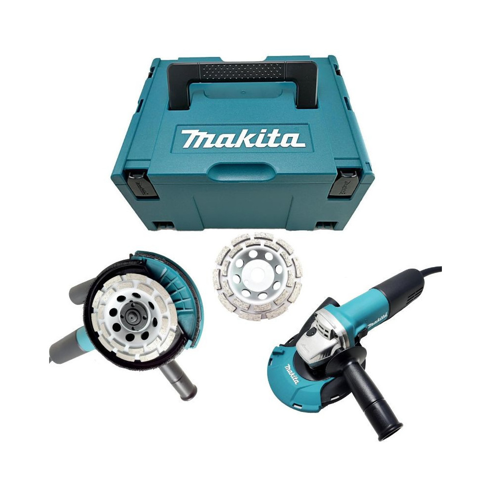 Ponceuse d angle 1100 w accessoires en coffret Makita makitapowerset
